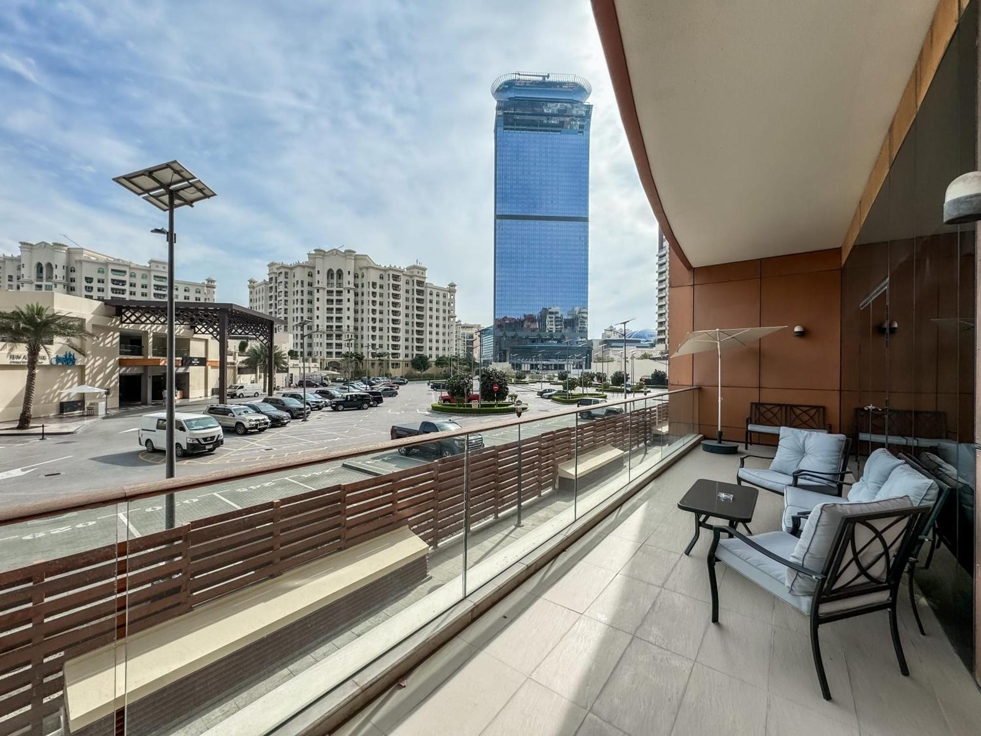 Modern Beachfront 1Br Apartment - Tiara Residence Dubaj Exteriér fotografie
