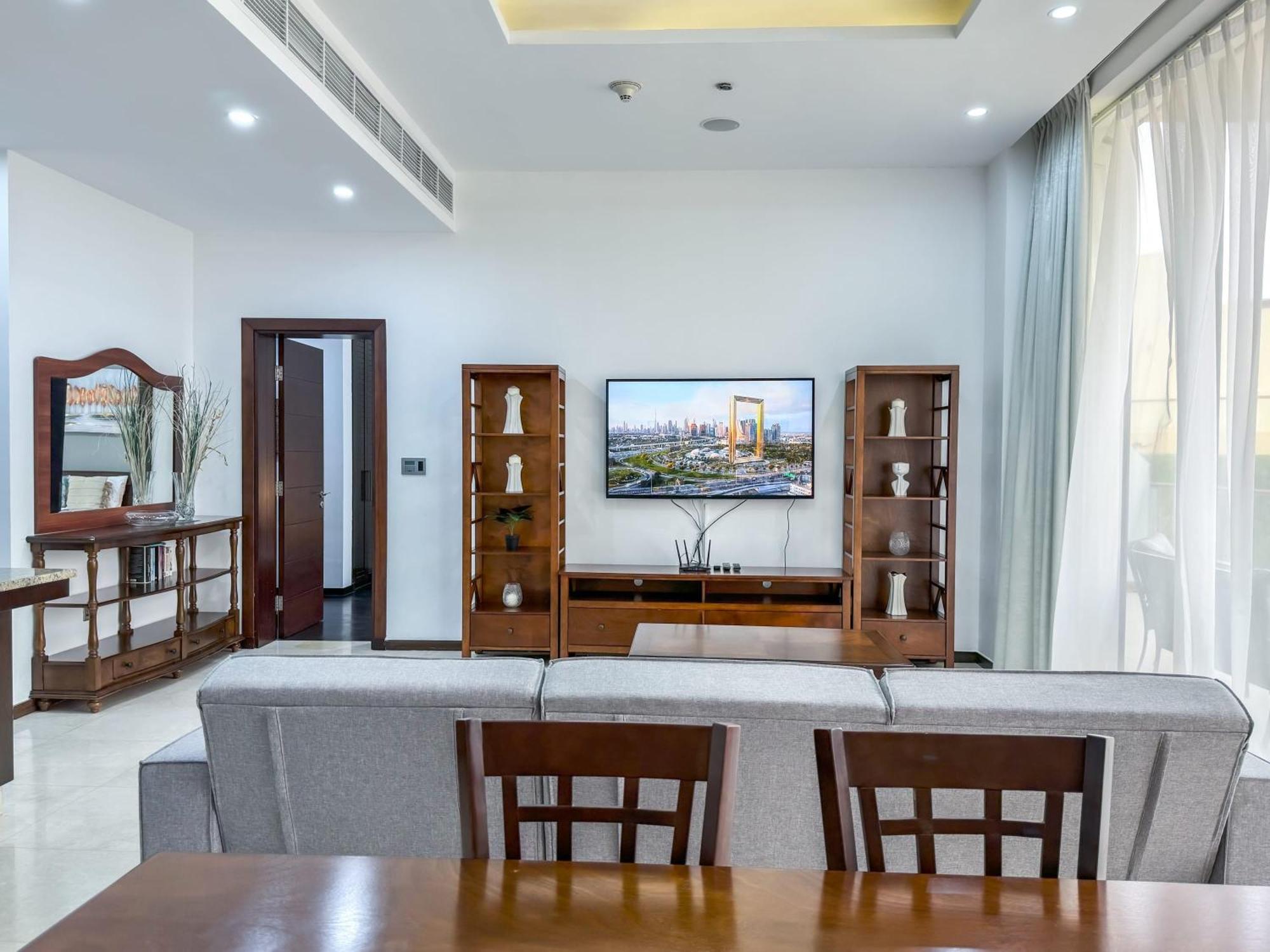 Modern Beachfront 1Br Apartment - Tiara Residence Dubaj Exteriér fotografie