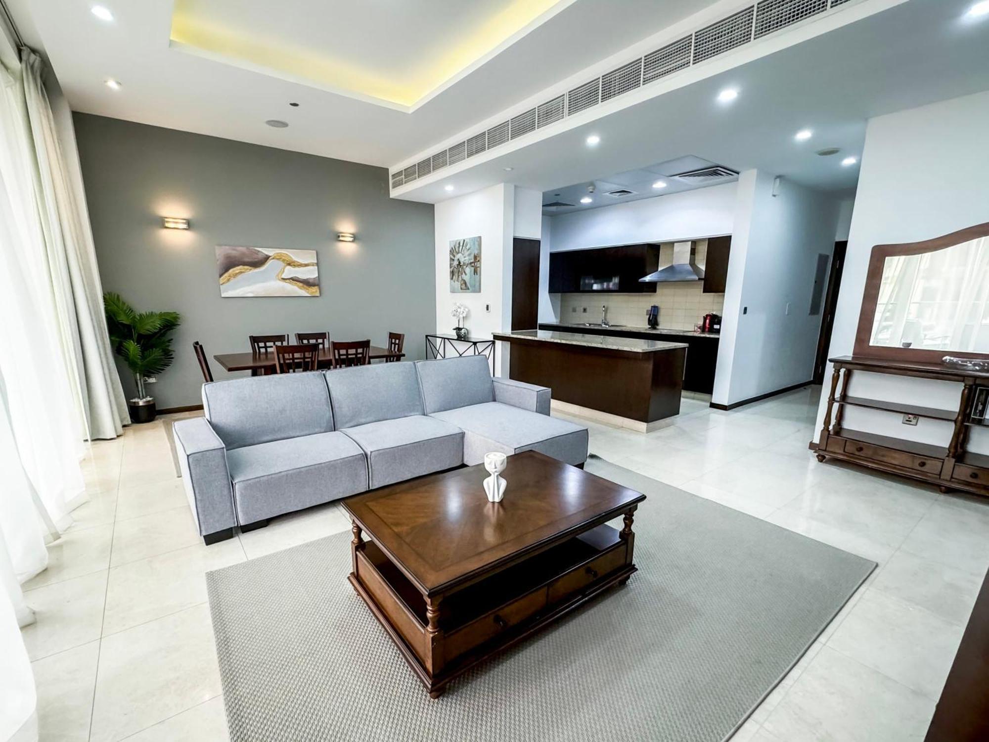 Modern Beachfront 1Br Apartment - Tiara Residence Dubaj Exteriér fotografie